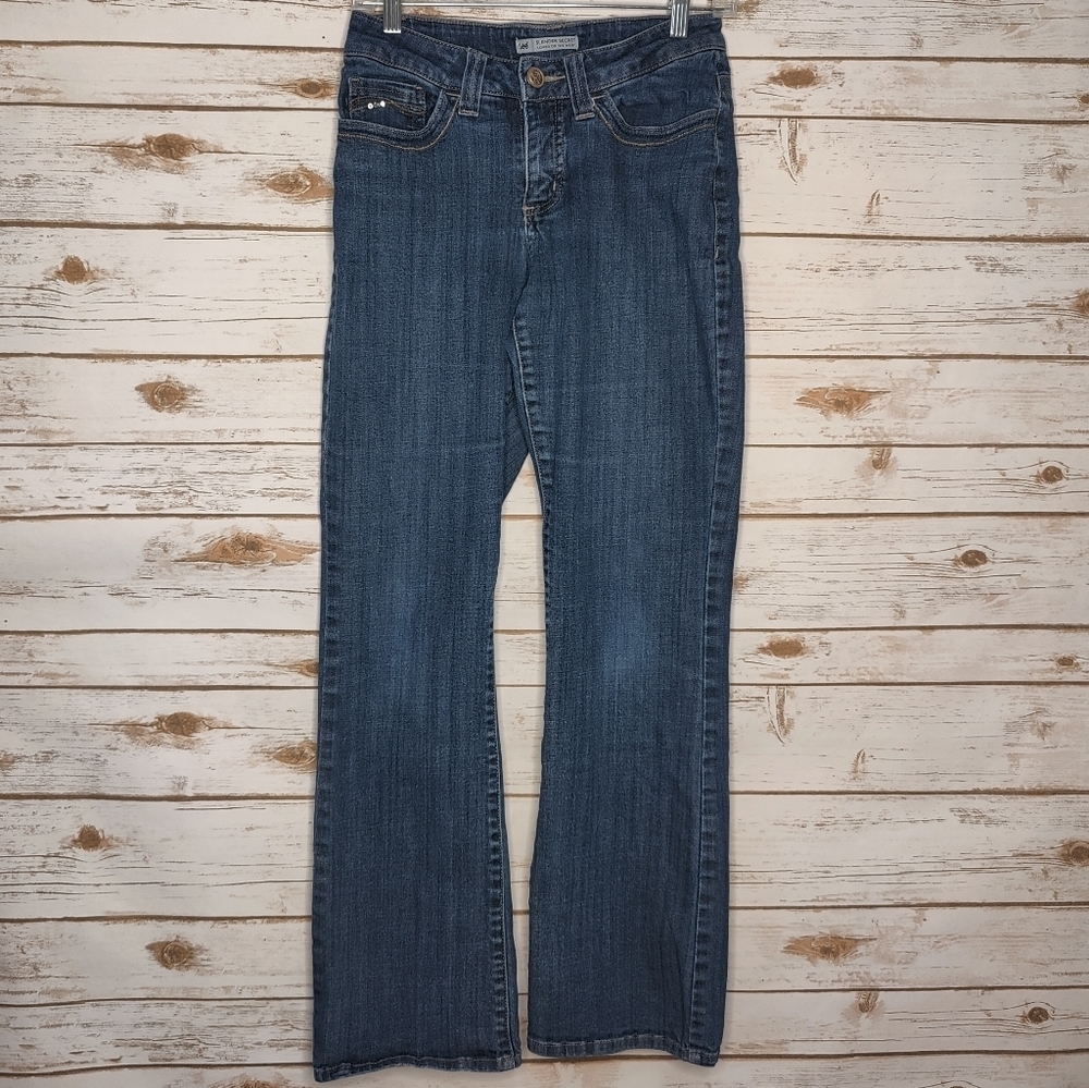 Lee Low Waist Sequin/Embroidered Mom Jeans